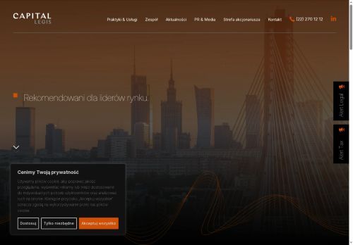 KANCELARIA CAPITAL LEGIS SPÓŁKA Z OGRANICZONĄ ODPOWIEDZIALNOŚCIĄ SPÓŁKA KOMANDYTOWO-AKCYJNA